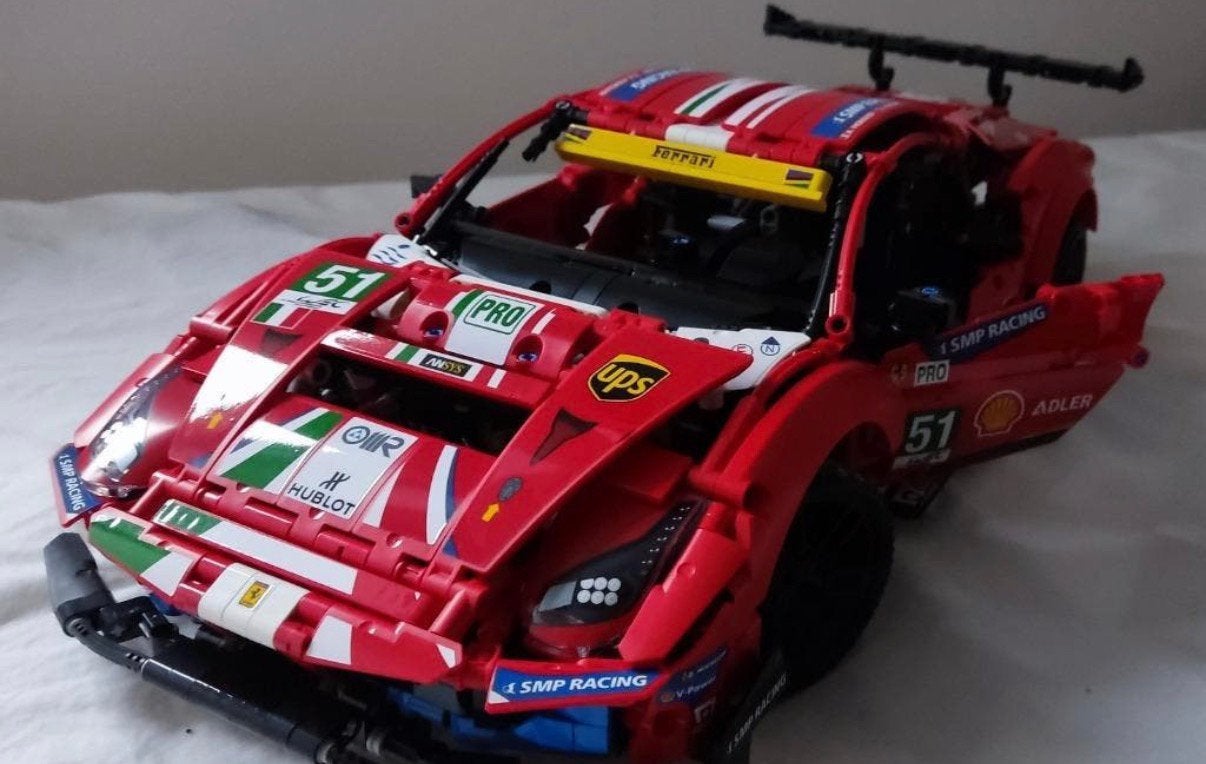 Lego Technic 42125 Ferrari 488, Ophalen of Verzenden, Zo goed als nieuw, Lego, Technic