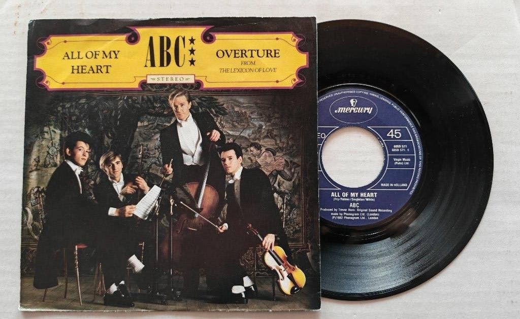 ABC - All of my heart (45t), Enlèvement ou Envoi, Comme neuf, 7 inch, Pop