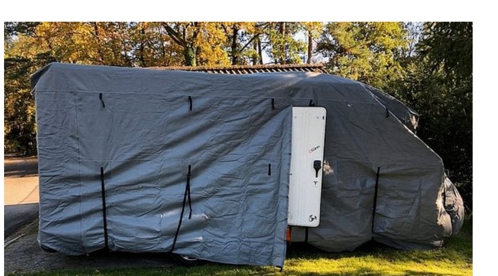 mobilhome afdekzeil, Caravanes & Camping, Enlèvement, Neuf