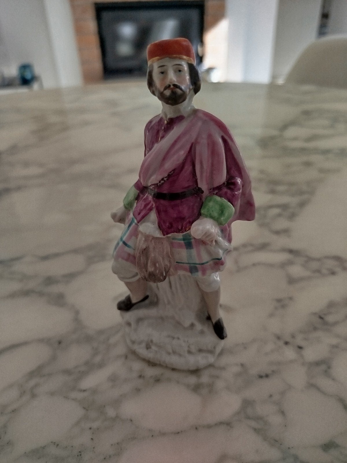 Porseleinen beeldje van een personage uit Schotland, Ophalen of Verzenden