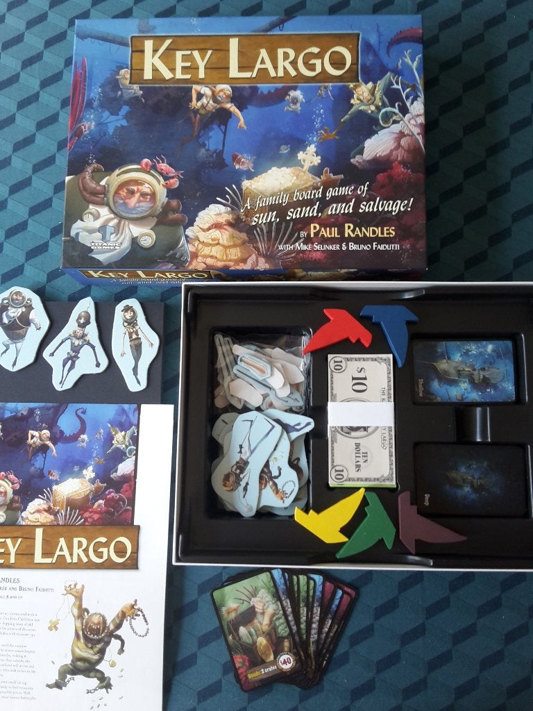Nieuw spel Key Largo, 3-5 spelers, 8+, + 1 gratis promo, Ophalen of Verzenden, Nieuw, Titanic Games