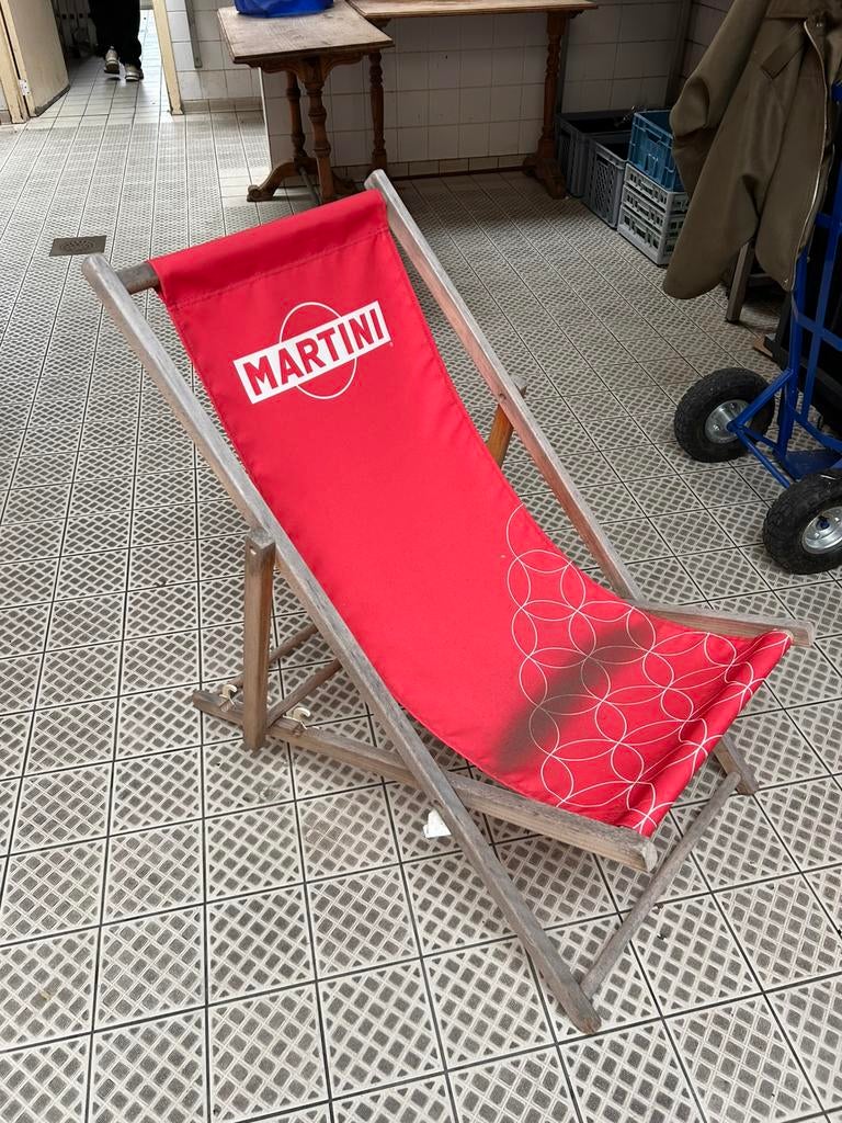 6 Ligstoelen Martini, Ophalen, Zo goed als nieuw