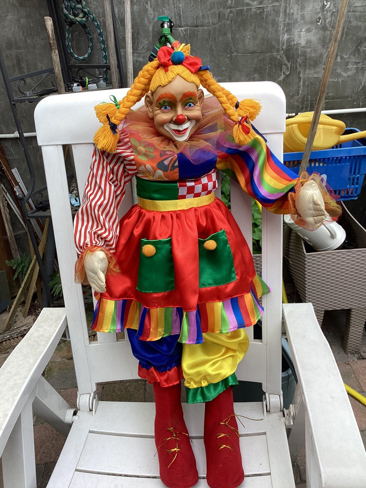 Grote clown pop vintage, Ophalen of Verzenden, Zo goed als nieuw