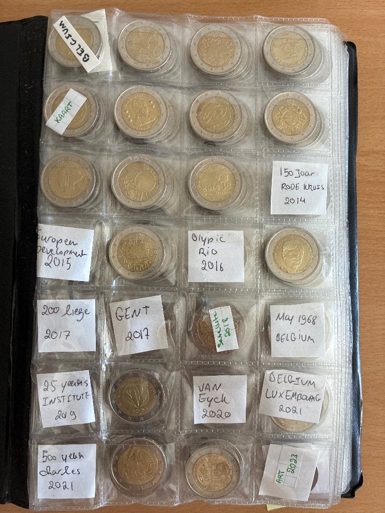 Grote Collectie 2 euro munten verschillende landen, Ophalen, 2 euro