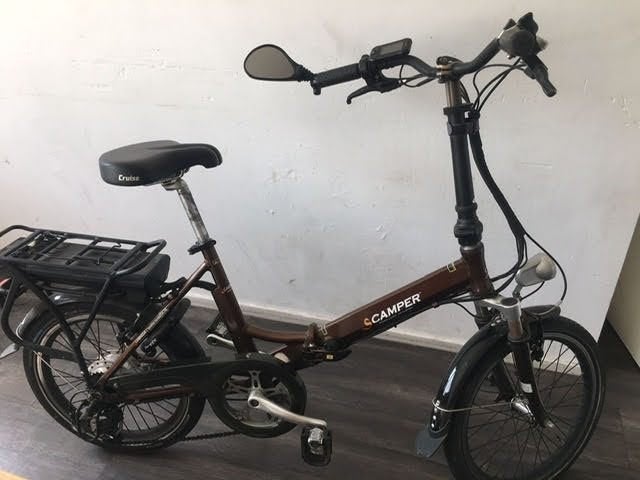 Electrische vouwfiets lacros Scamper S200, Ophalen of Verzenden, Gebruikt, Versnellingen