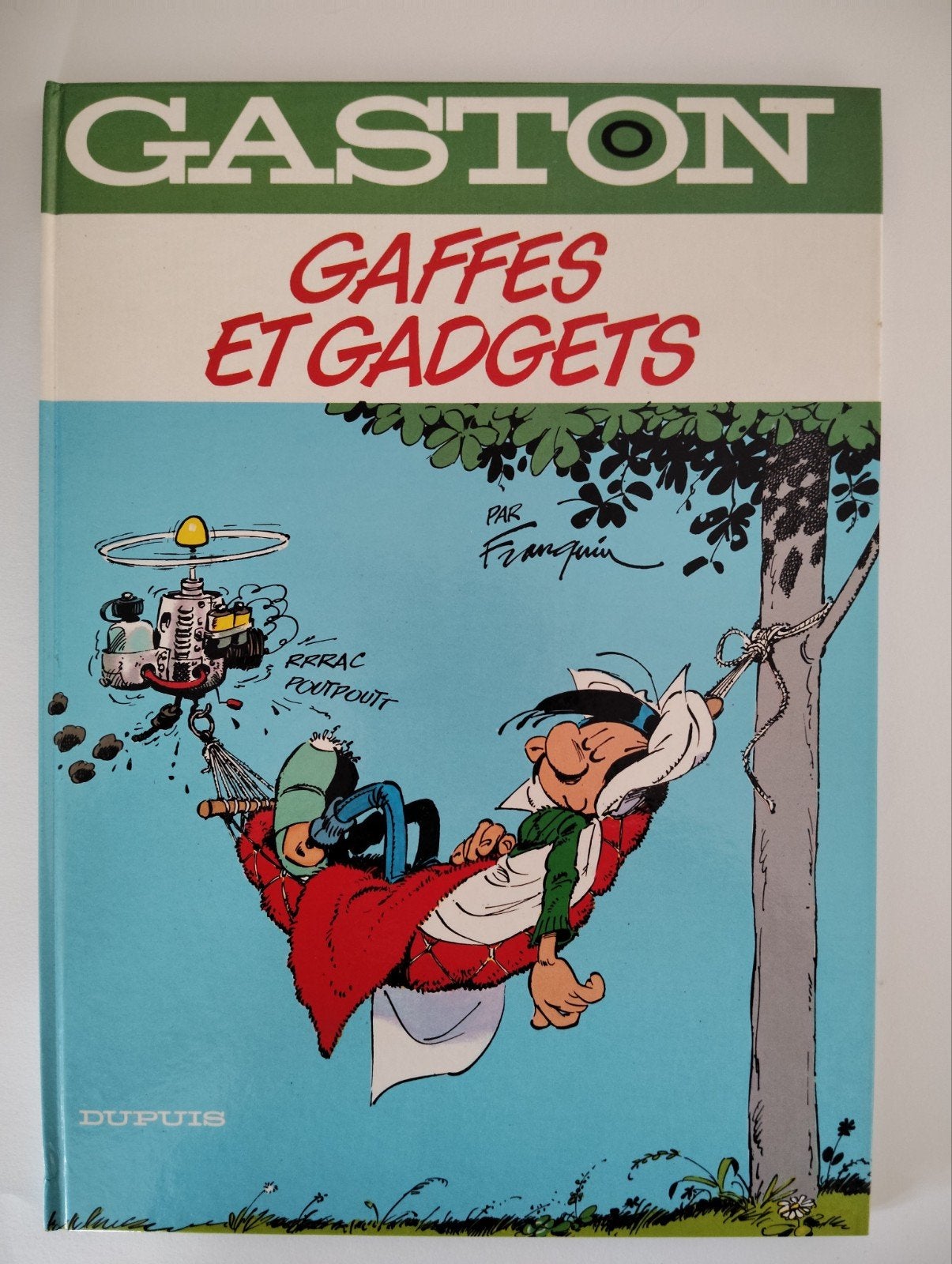 Lot 9 stripboeken van Gaston Lagaffe, Eerste druk, Gelezen, Ophalen of Verzenden, Franquin, Meerdere stripboeken