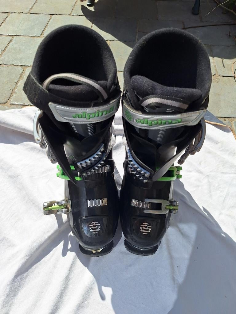 Ski’s Völkl AC Unlimited + Alpina skischoenen maat 43 (315 m, Sport en Fitness, 160 tot 180 cm, Schoenen, Zo goed als nieuw, Ski