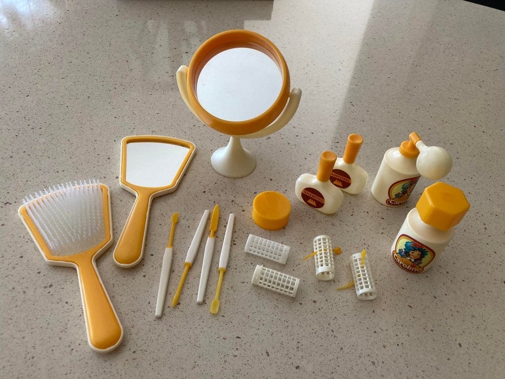 verzorgingsset van de jaren 70 (speelgoed), Antiquités & Art, Antiquités | Jouets, Enlèvement ou Envoi