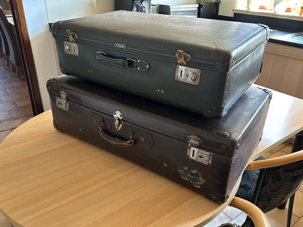 2 oude decoratieve koffers samen 10 euro, Ophalen, Gebruikt