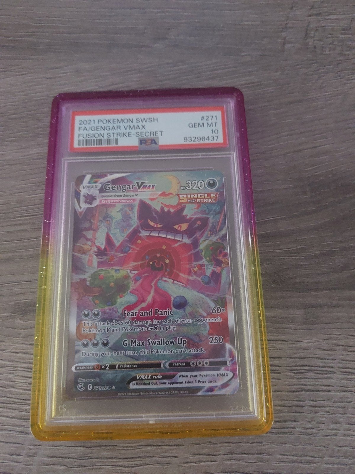 gengar vmax psa 10, Hobby en Vrije tijd, Verzamelkaartspellen | Pokémon, Ophalen of Verzenden