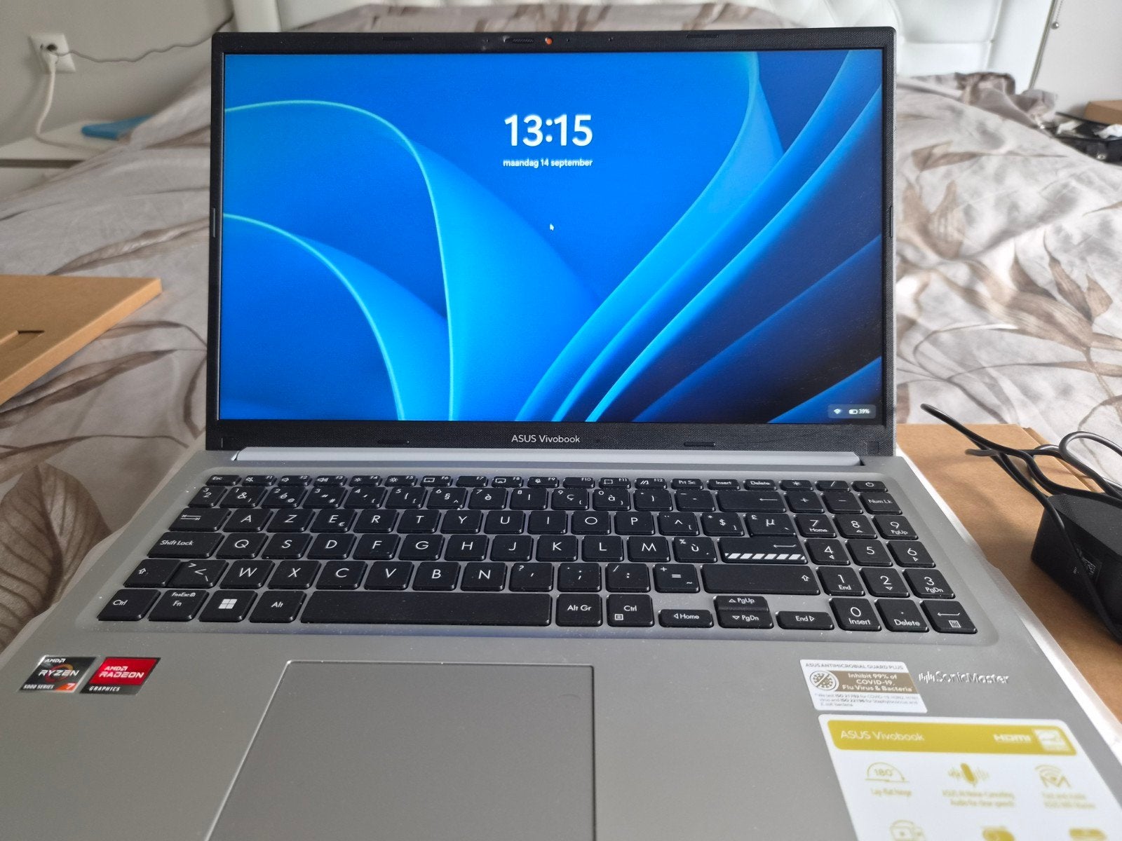 Laptop| Ryzen 7 + 1Tb ssd + 16Gb Ram + doos, Ophalen, 15 inch, Zenbook, Zo goed als nieuw
