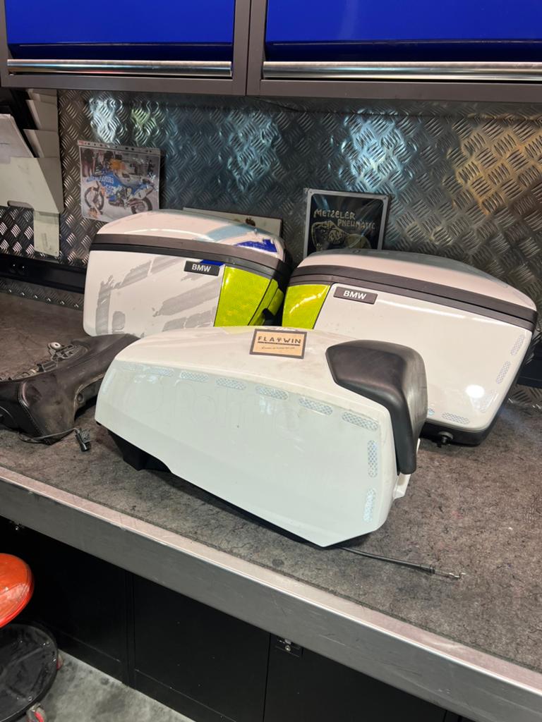 Kit koffers/beschermbeugels Politie BMW R1200RT/R1250RT, Motoren, Onderdelen | BMW, Gebruikt, Ophalen of Verzenden
