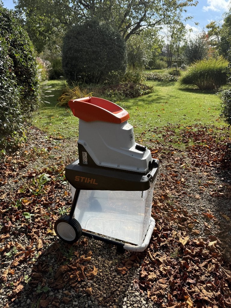 STIHL GHE 140 L Elektrische Hakselaar, Tuin en Terras, Ophalen, Stihl, Zo goed als nieuw, Met opvangbak