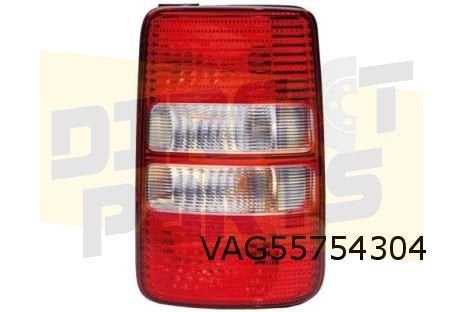 Volkswagen Caddy (7/10-) achterlicht Links (bij achterdeuren, Neuf, -, Volkswagen, -