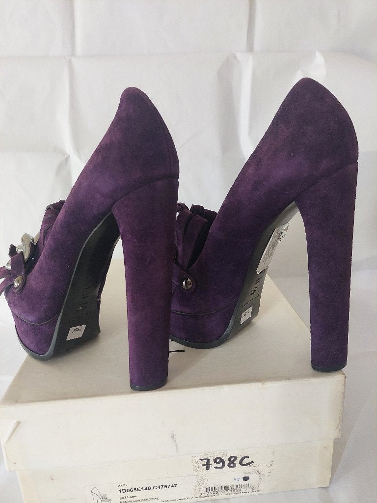 798C* Casadei - sexy shoes violet high heels (40), Autres couleurs, Escarpins, Casadei, Envoi
