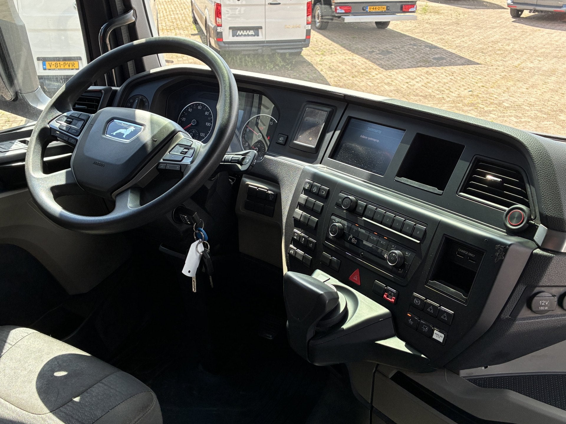 MAN TGX 26.510 6x2/4 BL GM ADR ALCOA'S CARPLAY STANDKACHEL S, Auto's, Vrachtwagens, Automaat, Stof, MAN, Wit