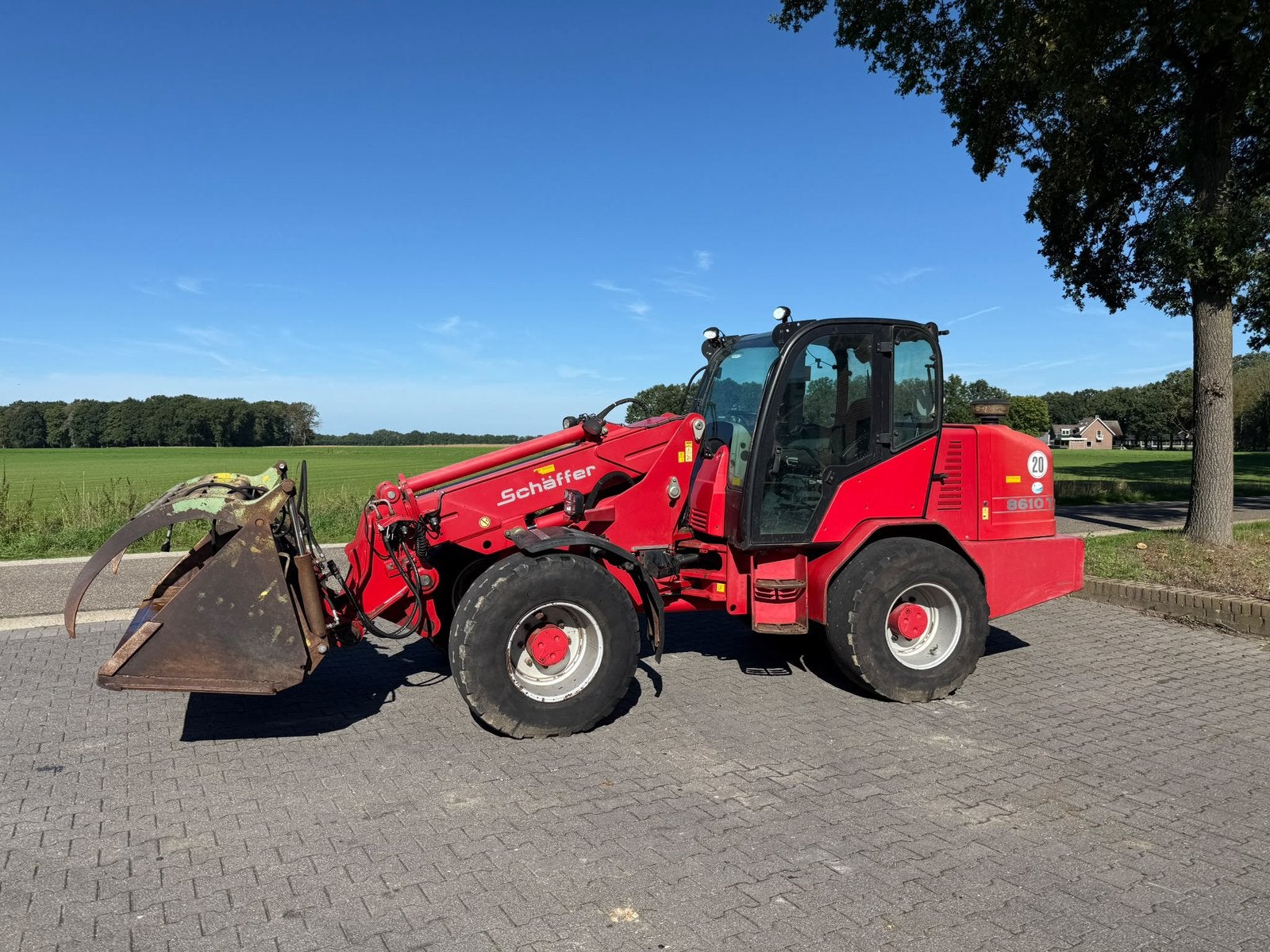 Schäffer 8610 T shovel loader (tele)(bj 2017), Enlèvement