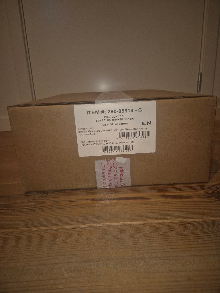 Paldean fates etb case, Ophalen, Zo goed als nieuw