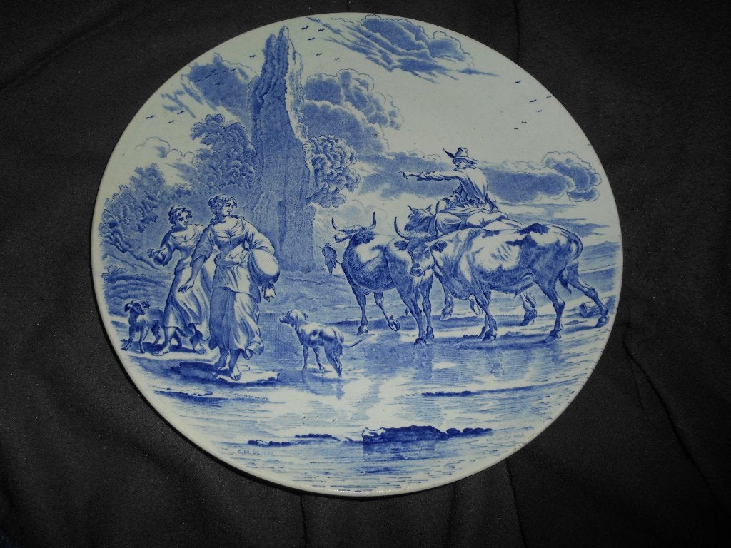Assiette 29cm BOCH Delfts, Enlèvement ou Envoi