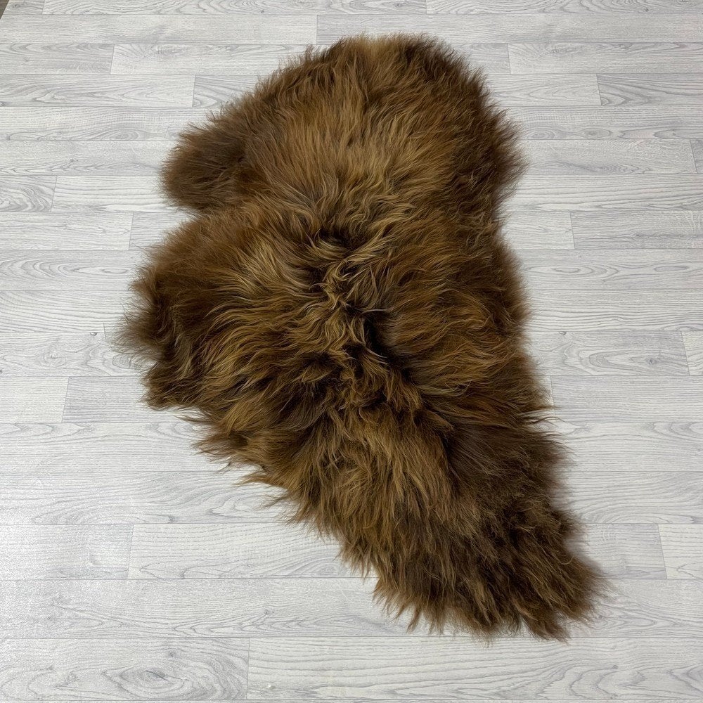 Schapenvacht IJslands bruin 130x75cm #1937 | Lederstore, Neuf, Tapisserie murale, Brun, Matériau naturel