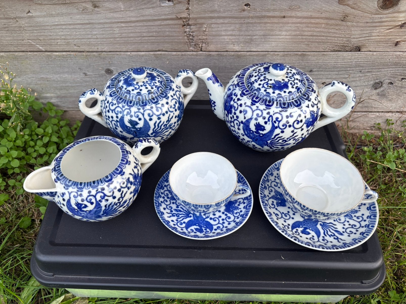Theeservies, Ophalen