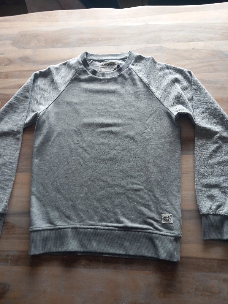 Grijze trui Jack and Jones, Jack  jones, Gris, Enlèvement, Porté