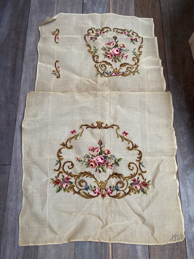 Royal Paris? N198/2A canevas broderie pour fauteuil, Envoi, Neuf, Broderies à la main, Set à broder