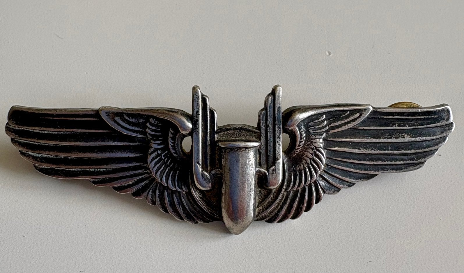 WW2 USAAF aerial gunner wings badge, Ophalen of Verzenden