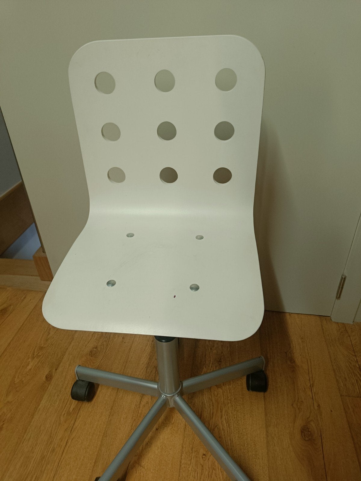 chaise de bureau blanche - enfant, Maison & Meubles, Chaises de bureau, Enlèvement, Utilisé, Blanc, Chaise de bureau
