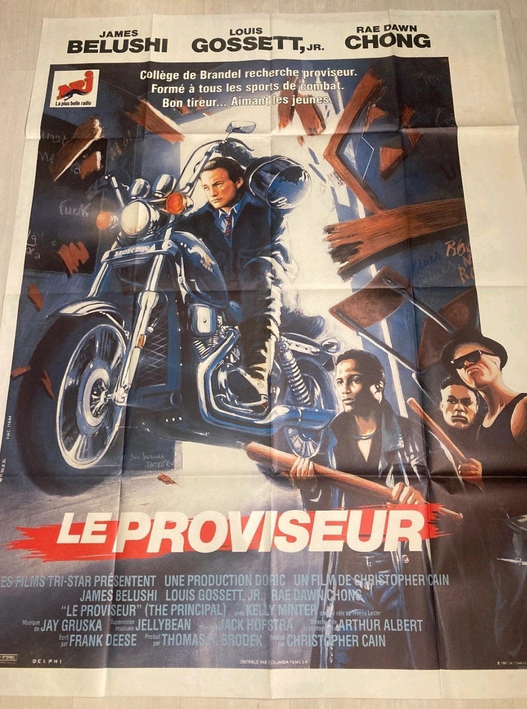 Affiche "Le Proviseur" 120x160cm, Collections, Posters & Affiches, Enlèvement ou Envoi
