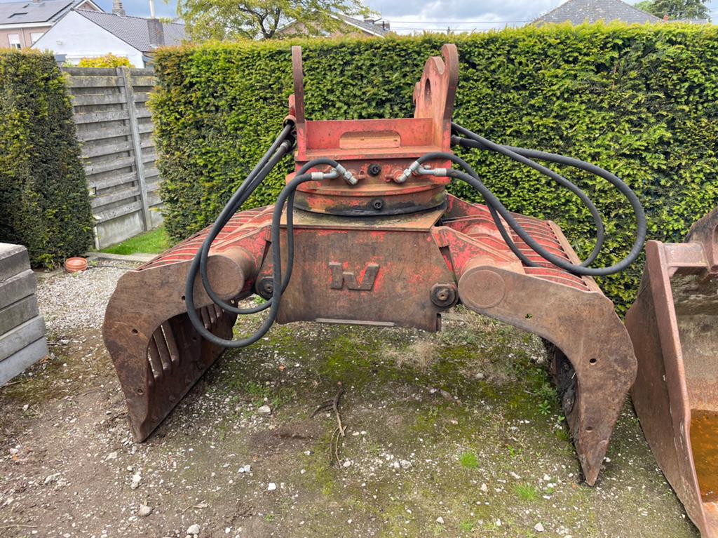 Sorteergrijper, Ophalen, Graafmachine
