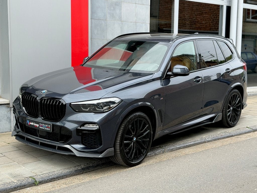 BMW X5 M50d 400cv Pack M/Utilitaire/GARANTIE 1an/43.719€HTVA, Cuir, Argent ou Gris, Achat, Entreprise
