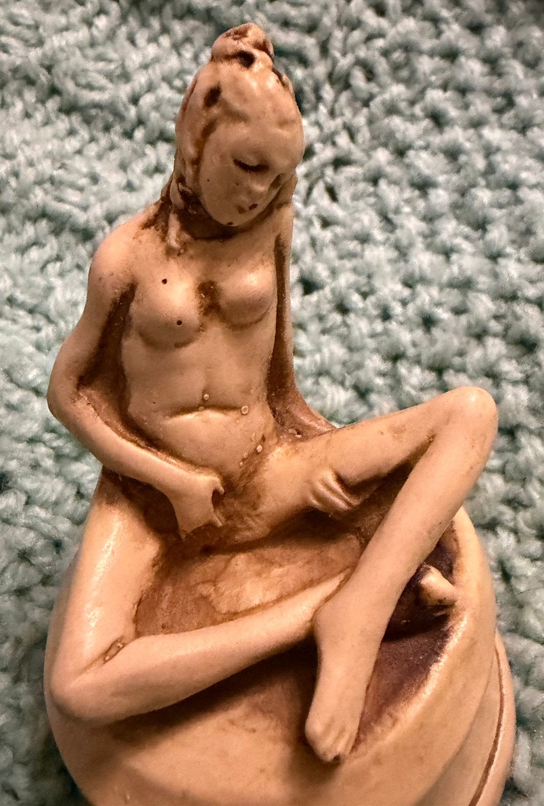 Ancienne petite statue japonaise, Enlèvement ou Envoi, Statue