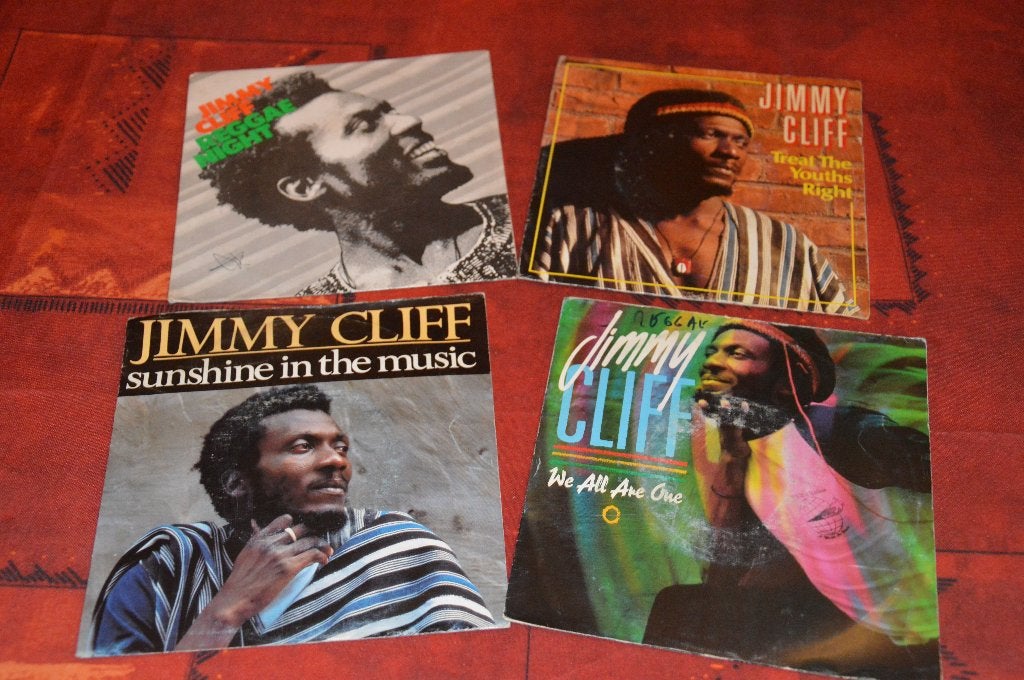 45t's van de Reggae legende Jimmy Cliff, Cd's en Dvd's, Vinyl | Dance en House, Ophalen of Verzenden, Zo goed als nieuw, Dance