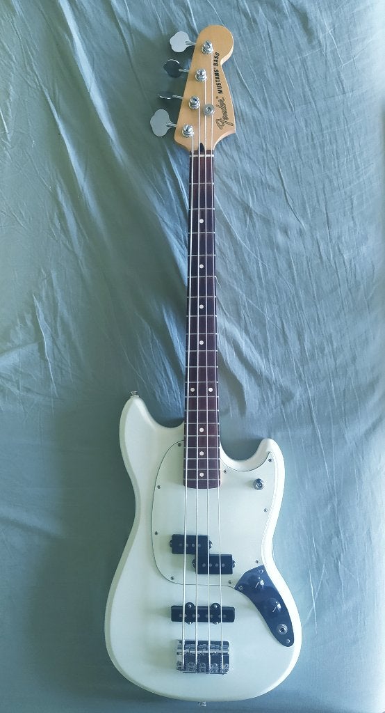 Fender Player Mustang Bass, Muziek en Instrumenten, Snaarinstrumenten | Gitaren | Bas, Ophalen, Zo goed als nieuw, Elektrisch
