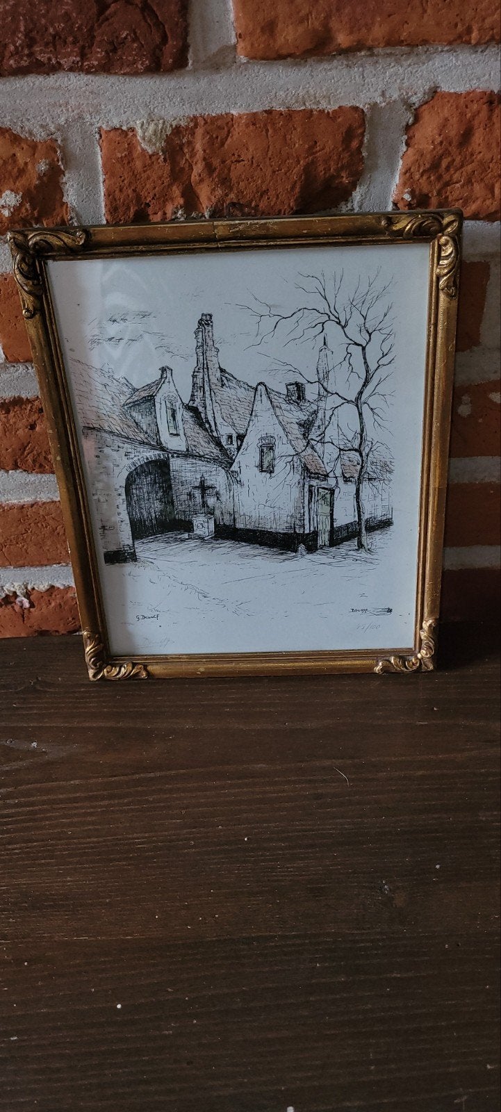 Tekening g dewulf, Antiek en Kunst, Ophalen