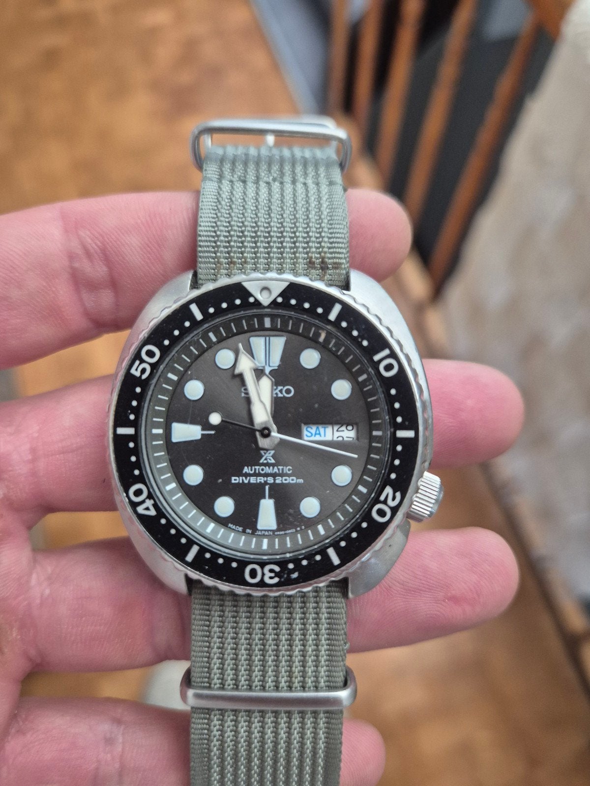 Seiko Turtle duik horloge, Bijoux, Sacs & Beauté, Montre-bracelet, Seiko, Enlèvement, Acier