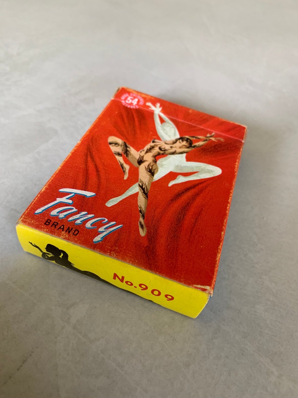 Vintage Pin-Up nude Speelkaarten - Fancy Brand No. 909, Verzamelen, Ophalen of Verzenden, Zo goed als nieuw