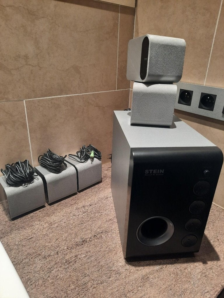 Stein subwoofer sound and vision, TV, Hi-fi & Vidéo, Enlèvement, Utilisé, 40 à 70 watts, Autres marques