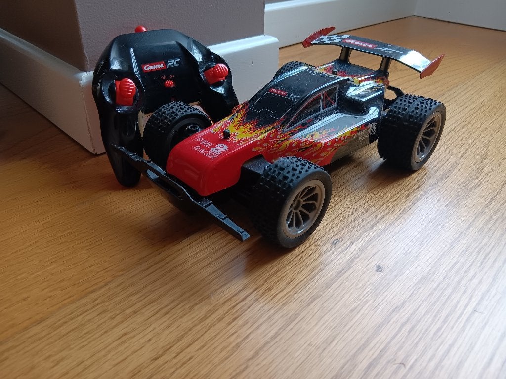 Voiture téléguidée CARRERA RACER 2, Hobby en Vrije tijd, Modelbouw | Radiografisch | Auto's, Ophalen, Zo goed als nieuw, Overige schalen