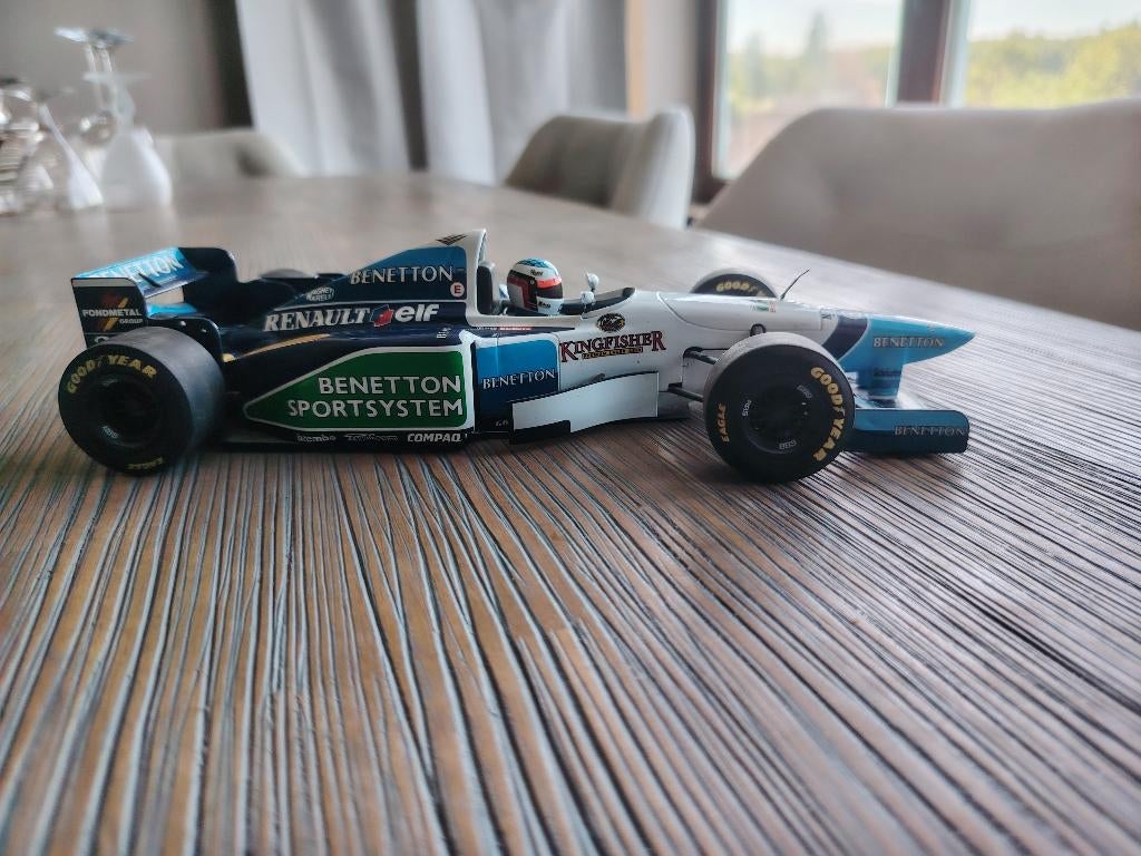 F1 Benetton J. Alesi, Collections, Jouets miniatures, Comme neuf, Enlèvement ou Envoi