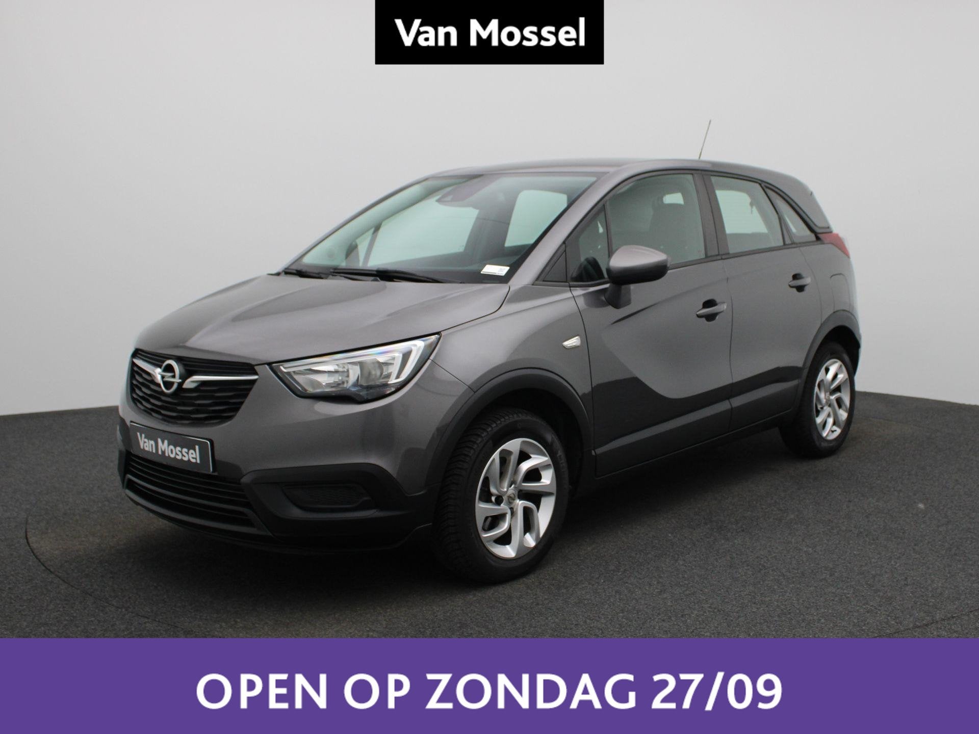 Opel Crossland X 1.2 81kW Turbo S/S Edition NAVI | PDC, Auto's, Voorwielaandrijving, Zwart, 1245 kg, Bedrijf