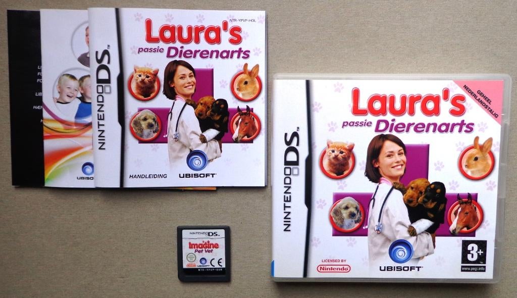 Laura's Passie Dierenarts voor de Nintendo DS Compleet, Ophalen of Verzenden, Zo goed als nieuw