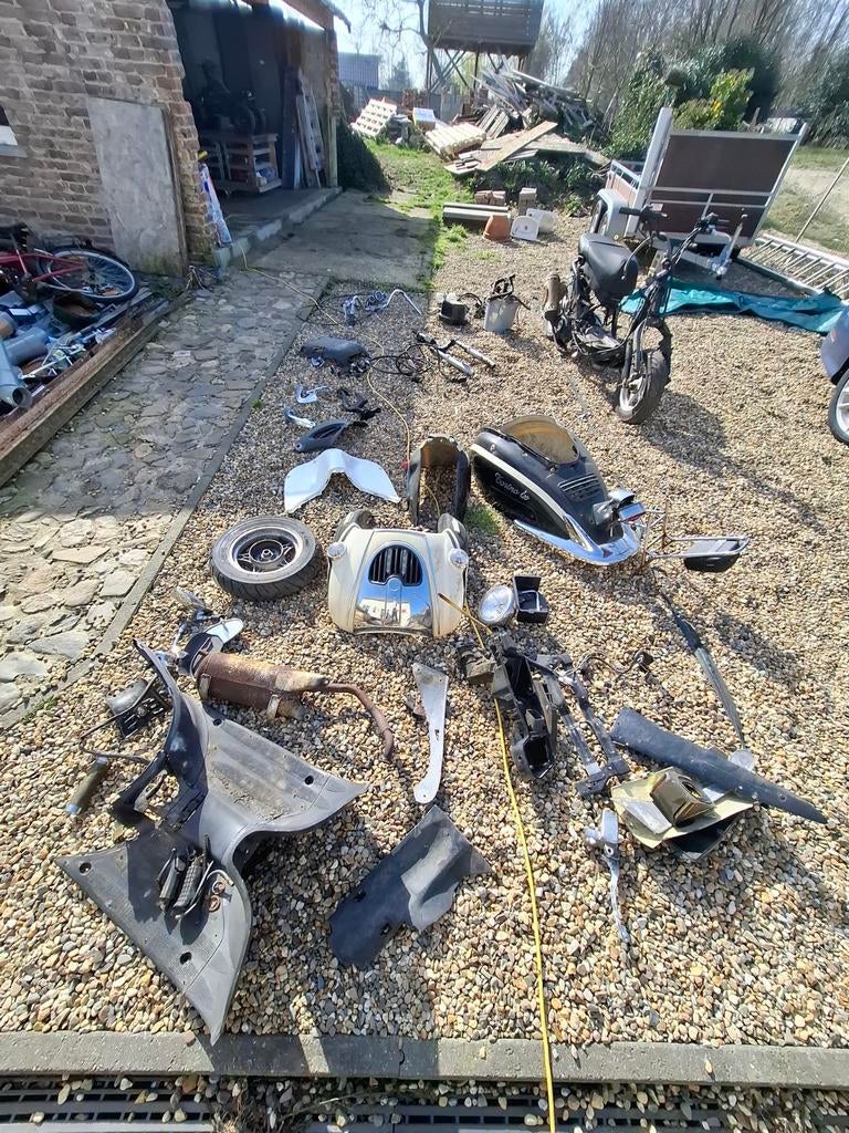 Ying ying 125 onderdelen met frame zonder papieren, Ophalen, Frame