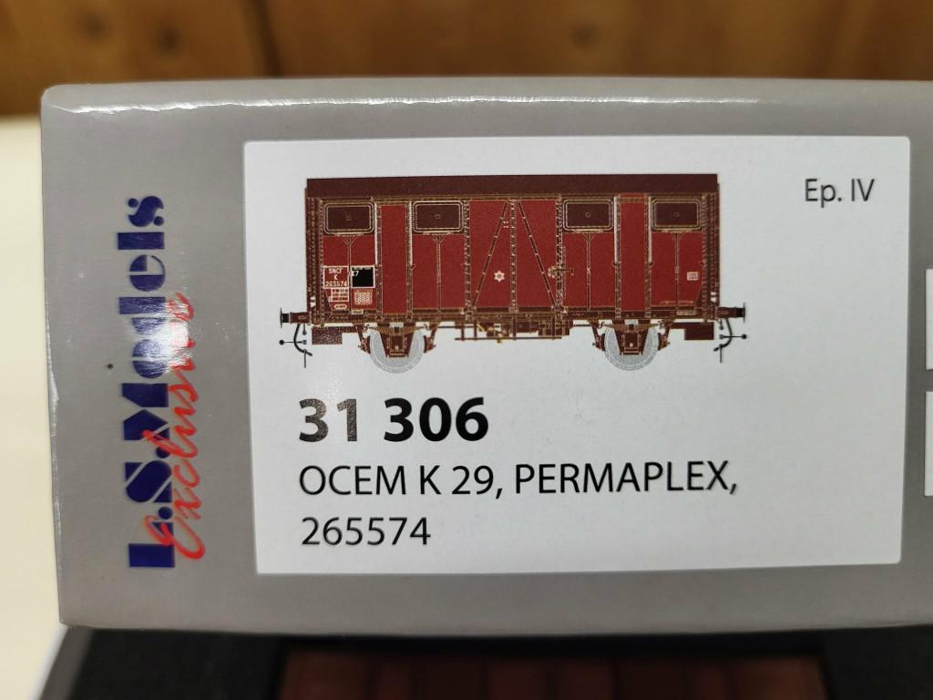 Wagon marchandises LS Models 31306, Enlèvement ou Envoi, Comme neuf, Courant continu, Wagon