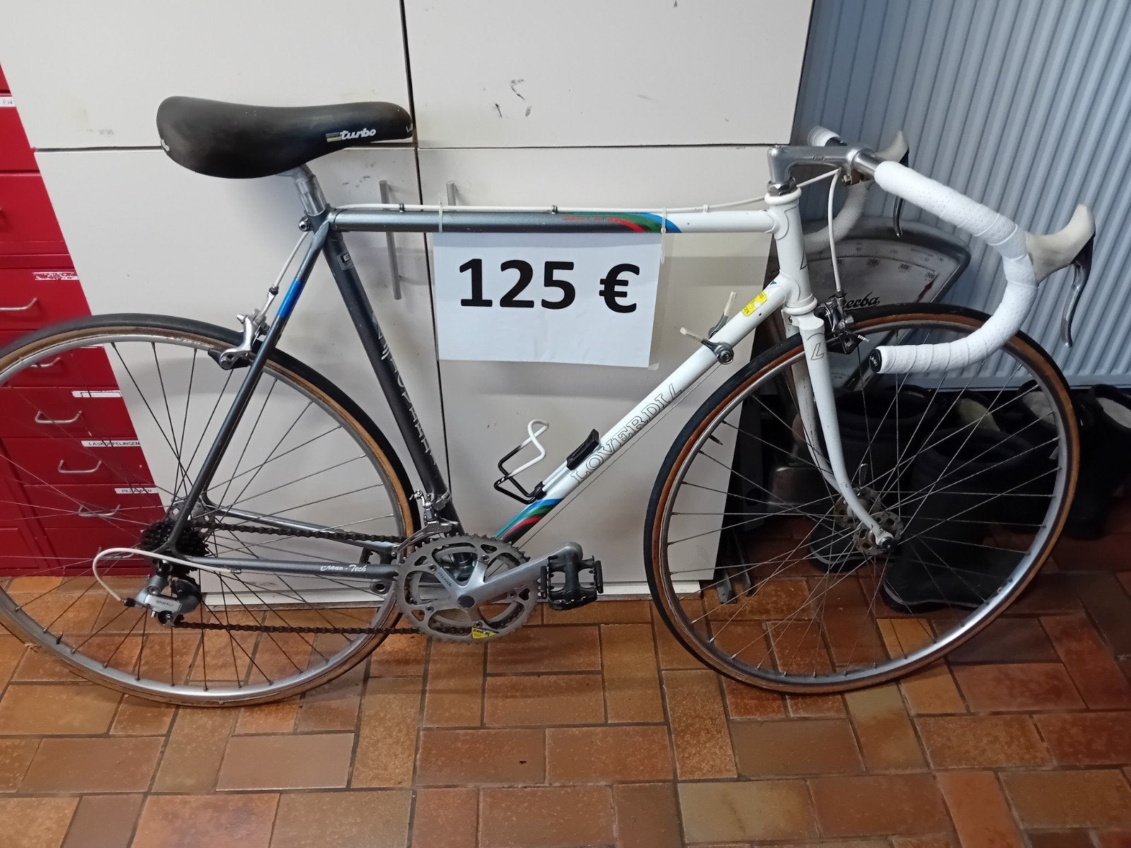 Vintage koersfiets,  oude koersfiets, Fietsen en Brommers, Ophalen, 28 inch, Gebruikt, 57 tot 61 cm