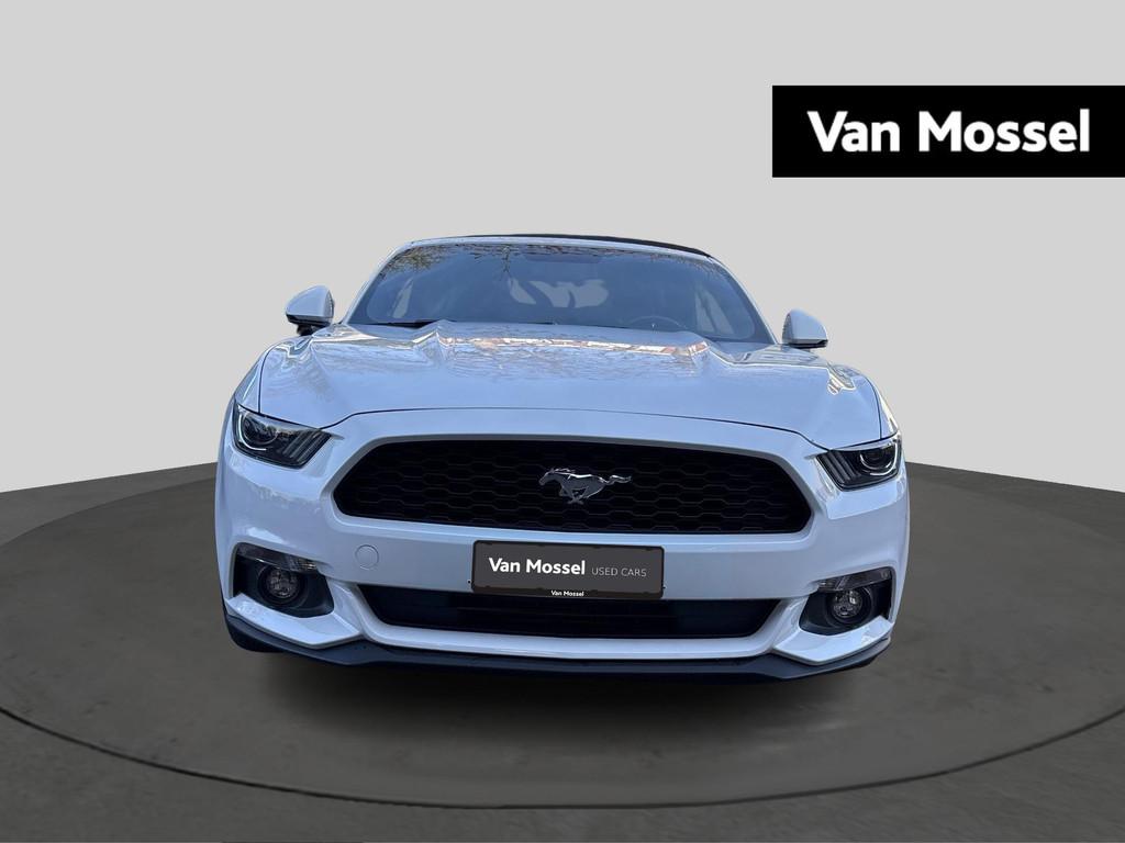 Ford Mustang 2.3i EcoBoost Cabriolet | Black Package | B&O, Auto's, 4 zetels, Gebruikt, 4 cilinders, Cabriolet
