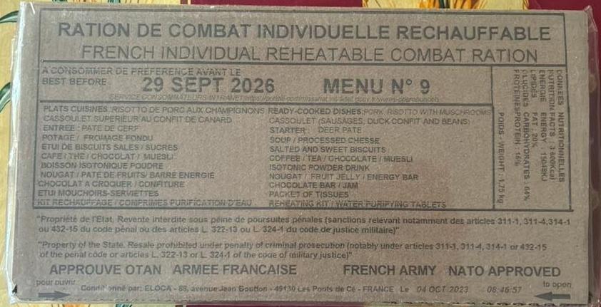 Ration de combat one one one-one, Collections, Enlèvement ou Envoi, Autres