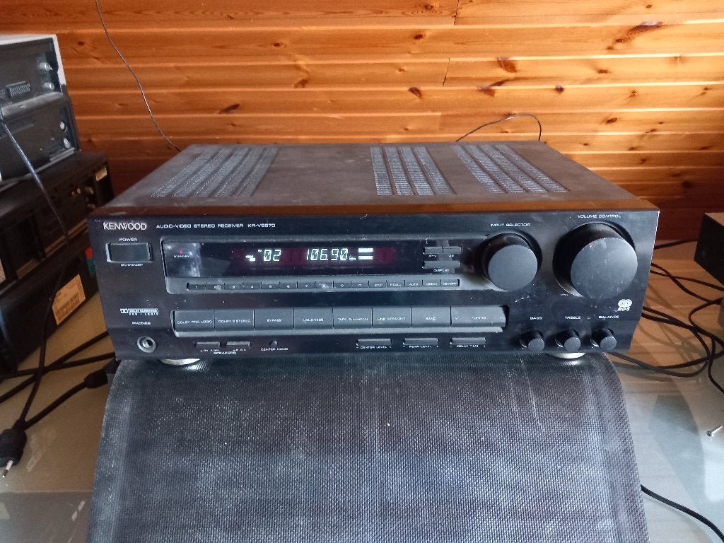 tuner versterker kenwood  bose boxen, Audio, Tv en Foto, Versterkers en Ontvangers, Ophalen, Gebruikt
