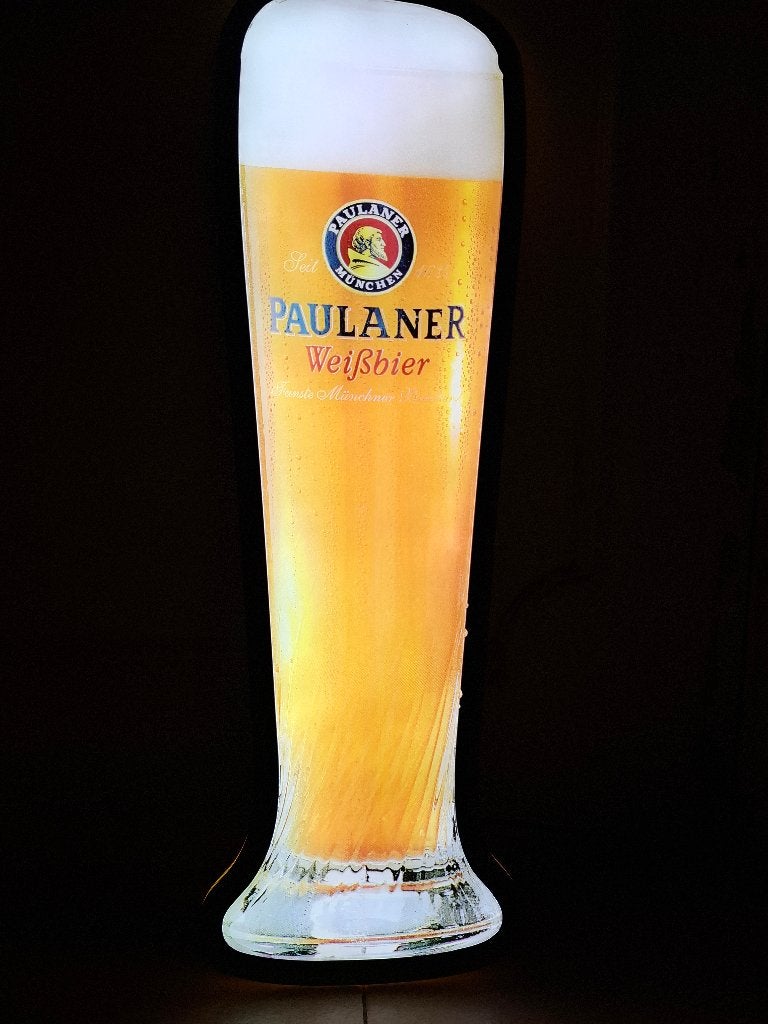Enseigne lumineuse bière Paulaner, Enlèvement ou Envoi, Neuf, Table lumineuse ou lampe (néon)